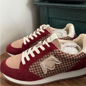 Birdies Red and Tan Women's Sneakers